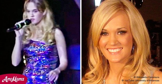 Carrie Underwood at the age of 15 already had an incredibly beautiful and strong voice