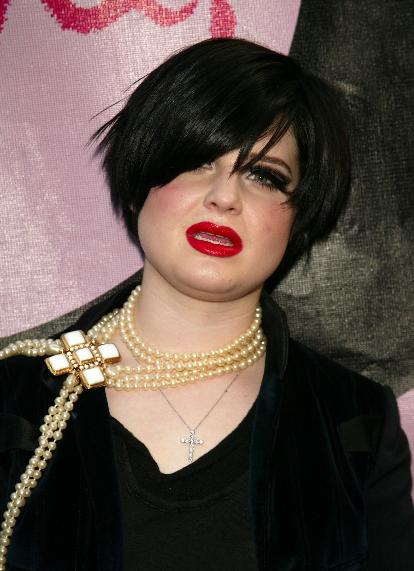 Kelly Osbourne arriving at the CosmoGirl August issue launch party to honor her first solo magazine cover at Cherry at W-Tuscany, in New York City, on July 15, 2002. | Source: Getty Images