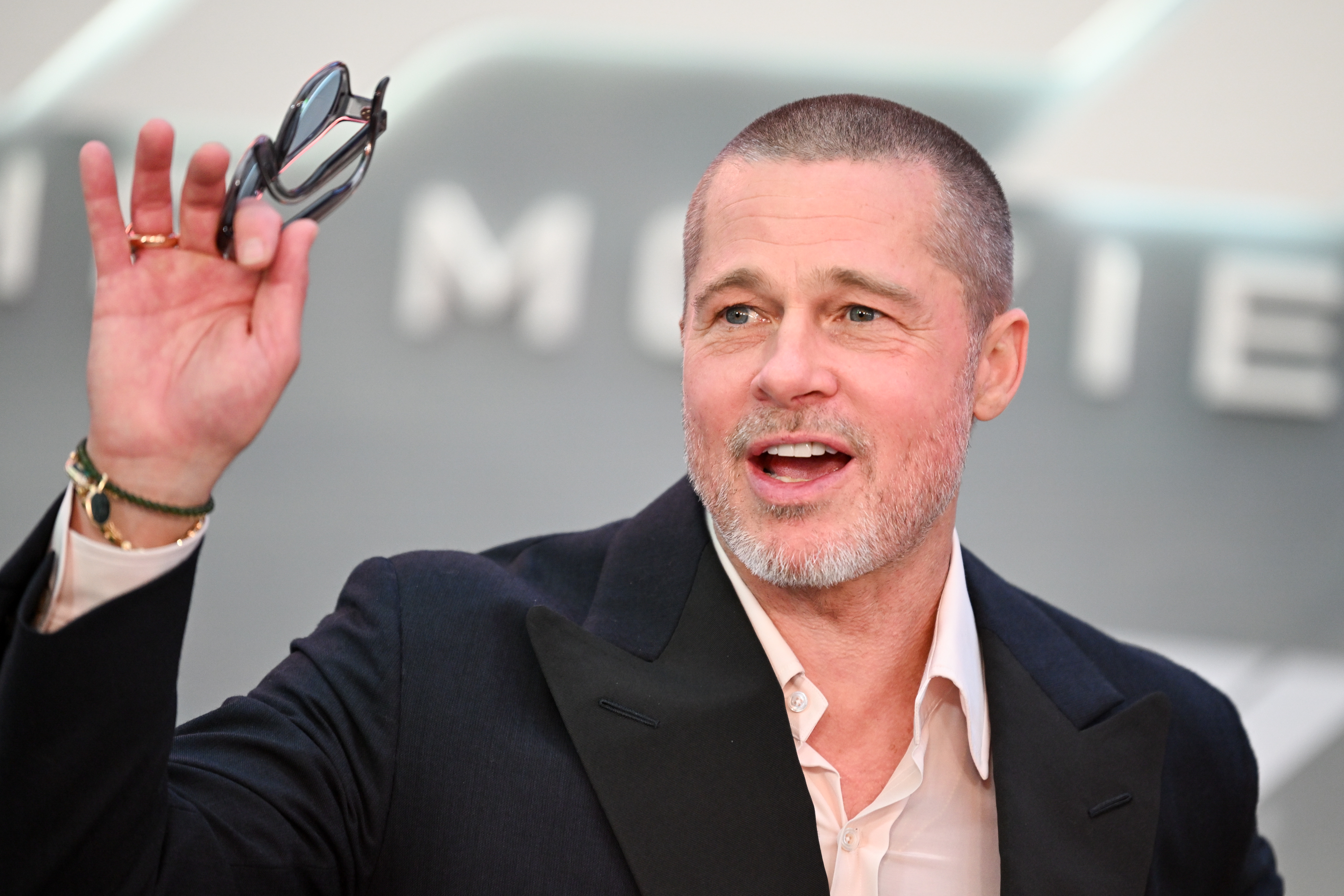 Brad Pitt attends the world premiere of "F1" at Times Square on June 16, 2025 in New York City. | Source: Getty Images