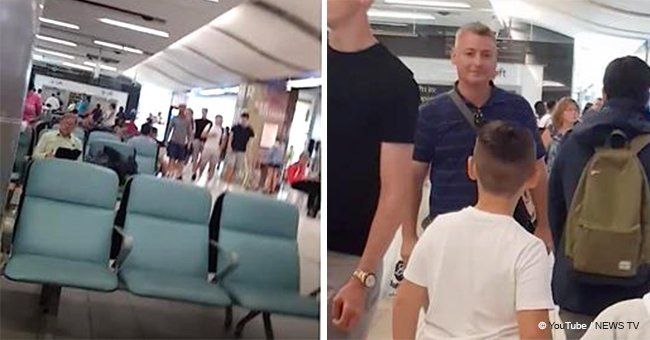 Divorced mom took kids on vacation when suddenly son saw dad walking toward them
