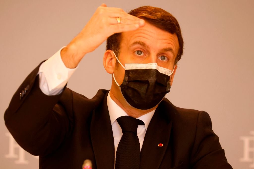 Portrait d'Emmanuel Macron.ǀ Source : Getty Images