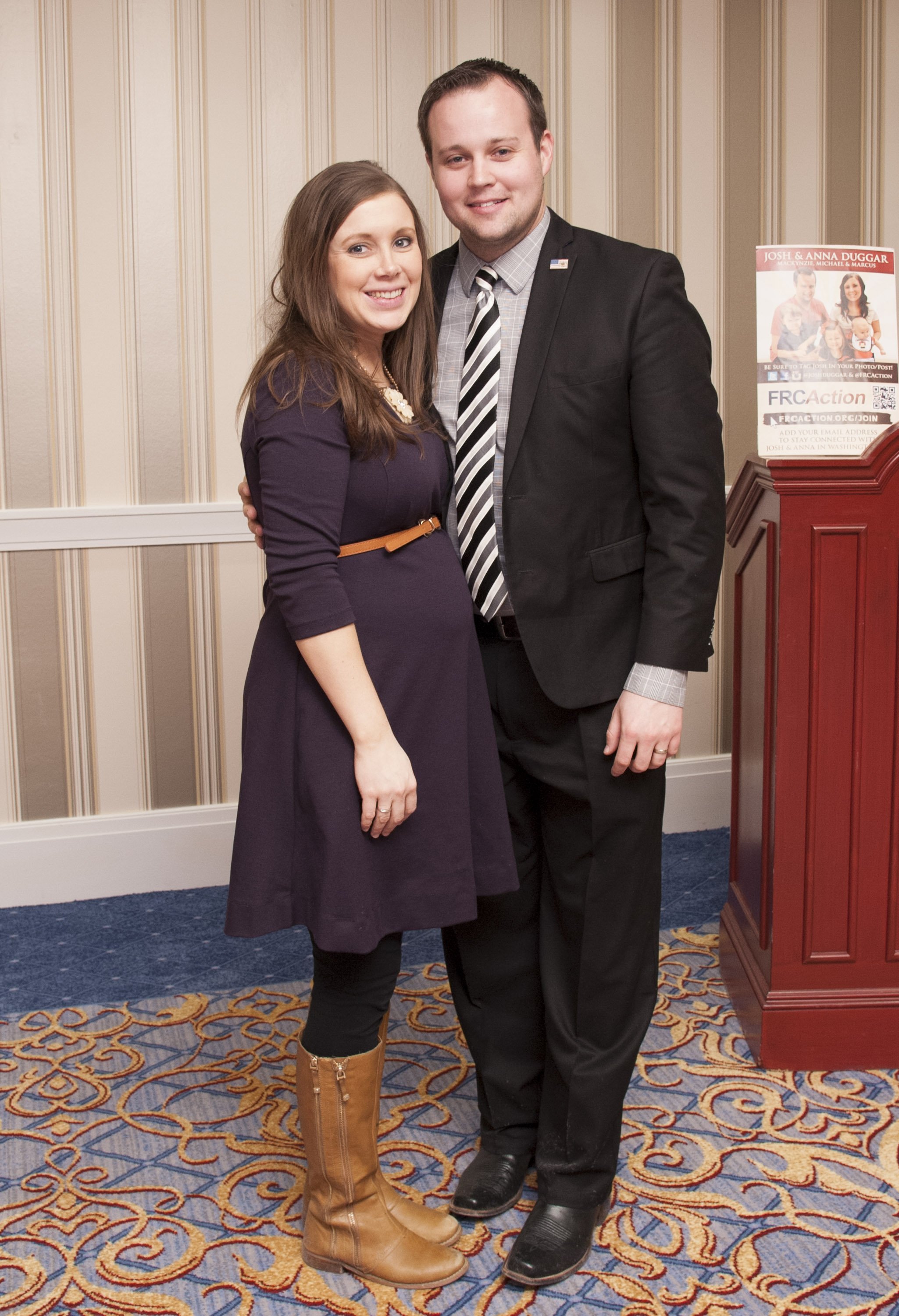 Anna and Josh Duggar pictured at the 42nd annual Conservative Political Action Conference, 2015, Maryland. | Photo: Getty Images