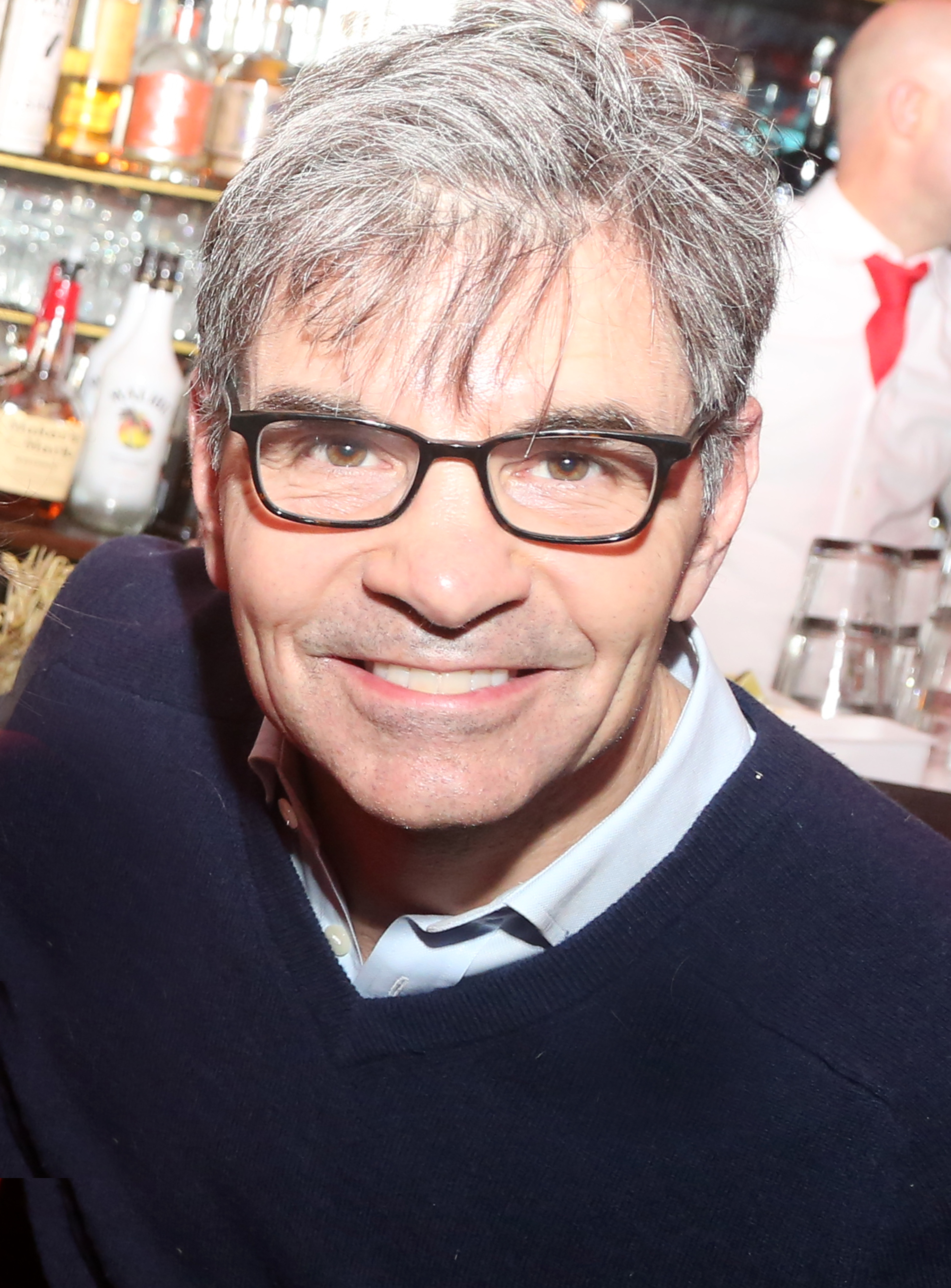 George Stephanopoulos at Pete's Tavern in New York City on December 7, 2023. | Source: Getty Images