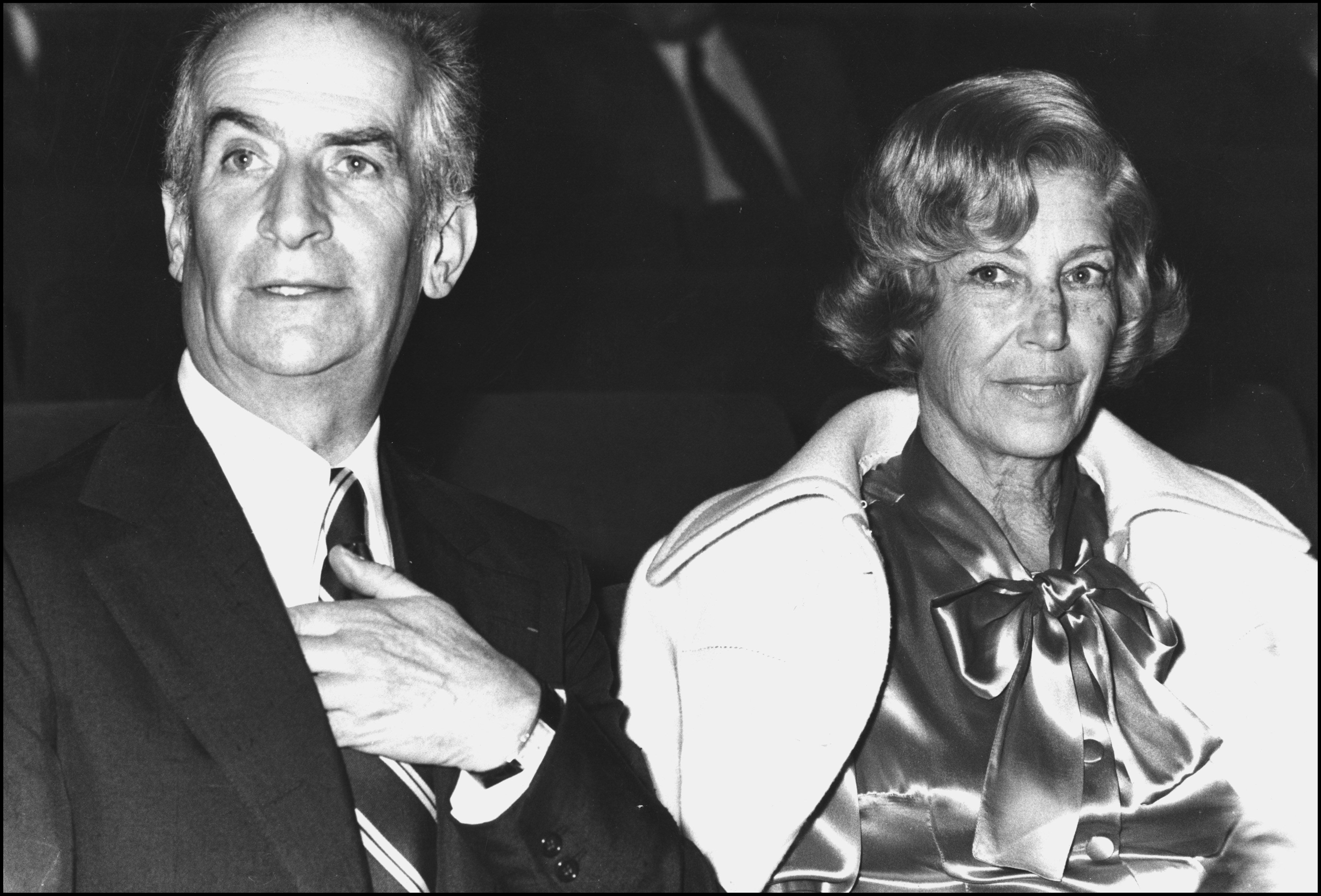 Louis De Funes et sa femme. | Photo : Getty Images