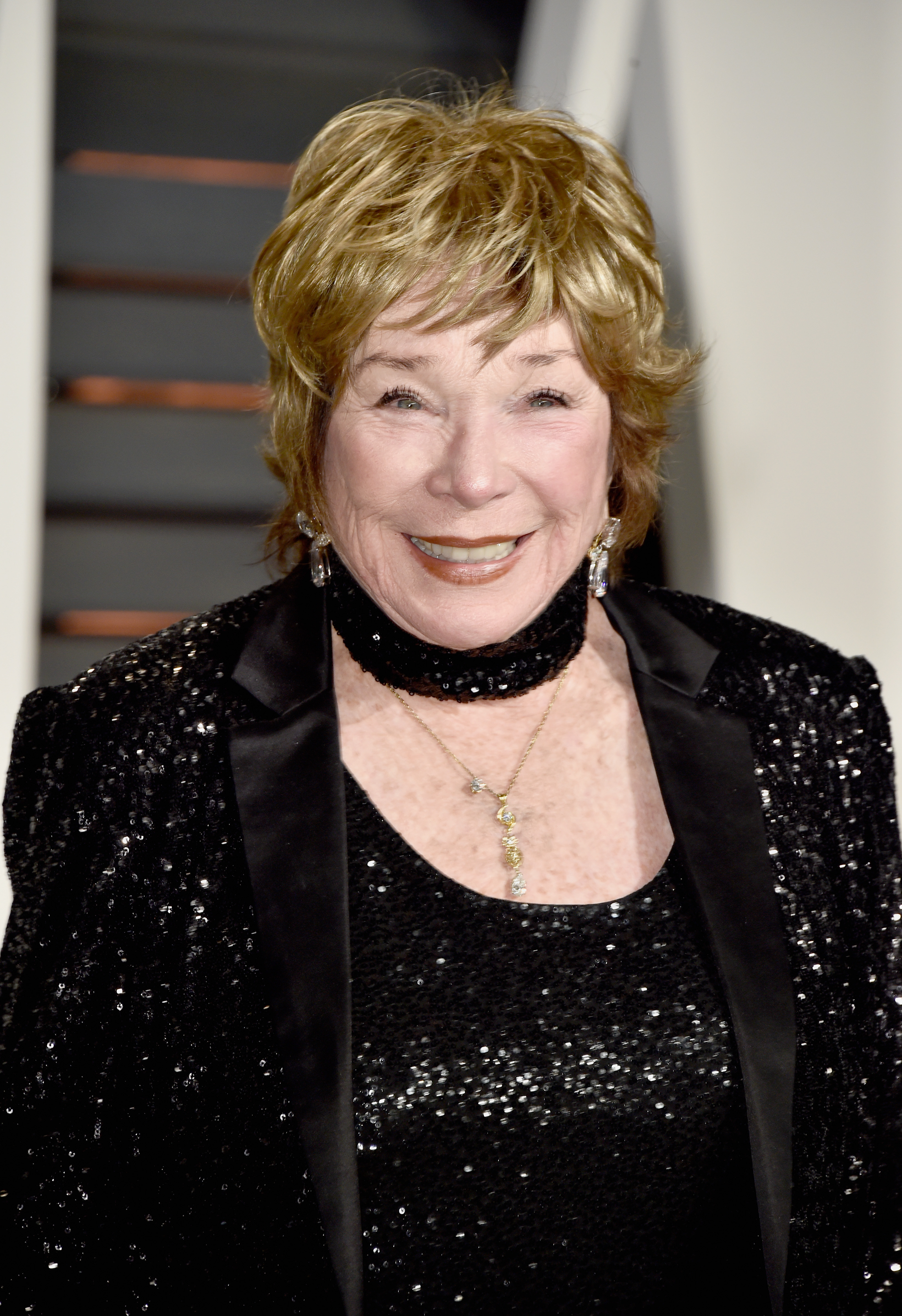 Shirley MacLaine attends the Vanity Fair Oscar Party hosted by Graydon Carter at Wallis Annenberg Center for the Performing Arts on February 22, 2015, in Beverly Hills, California.