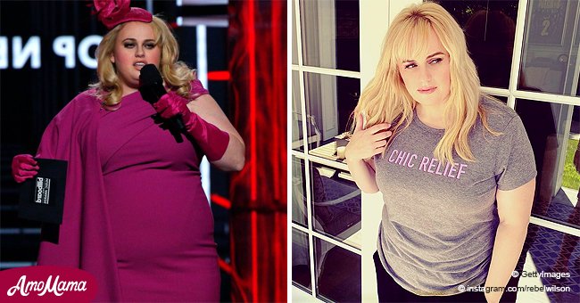 Rebel Wilson Looks Half Her Former Weight as She Poses in a Gray T ...