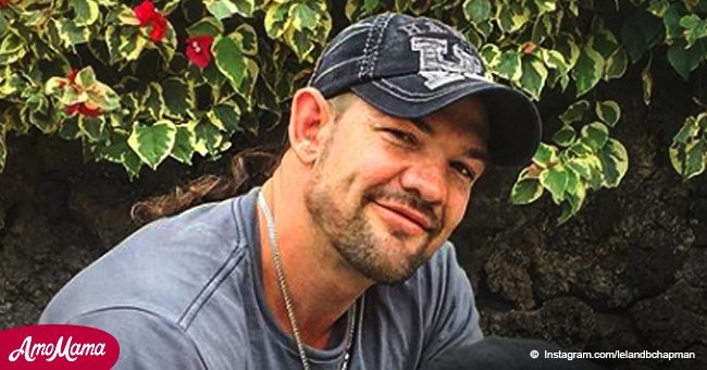Leland Chapman shares a photo with his wife as she flaunts her natural beauty without make-up on