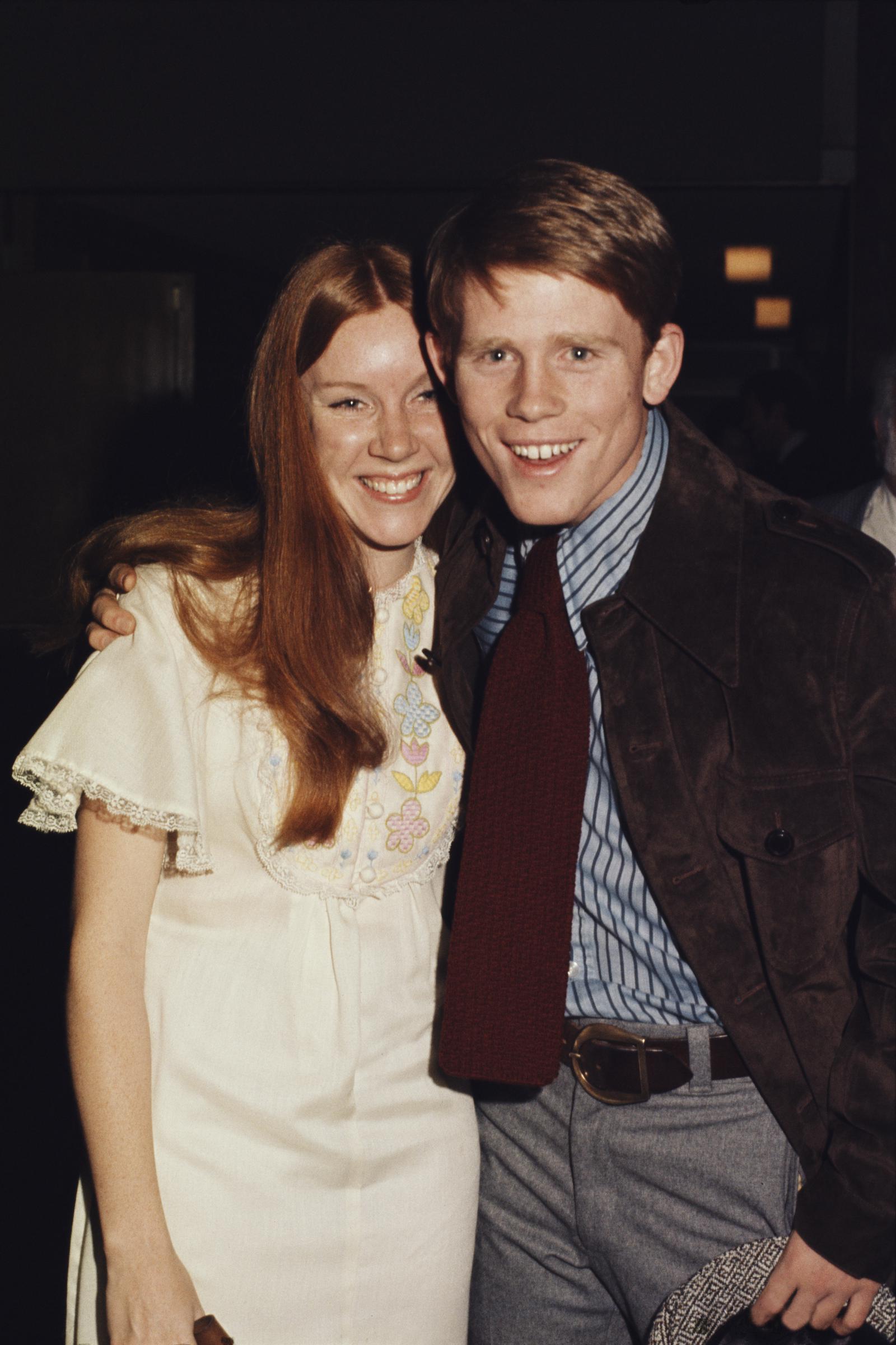 Ron Howard with Cheryl Howard, circa 1978. | Source: Getty Images