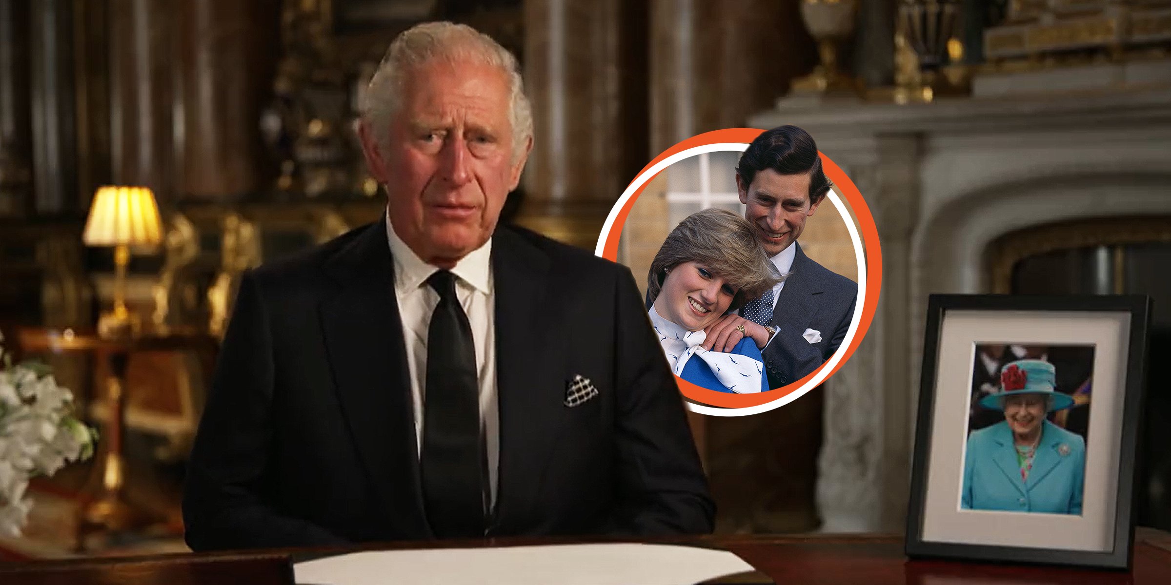 King Charles III ┃Princess Diana and Prince Charles ┃Source: Getty Images