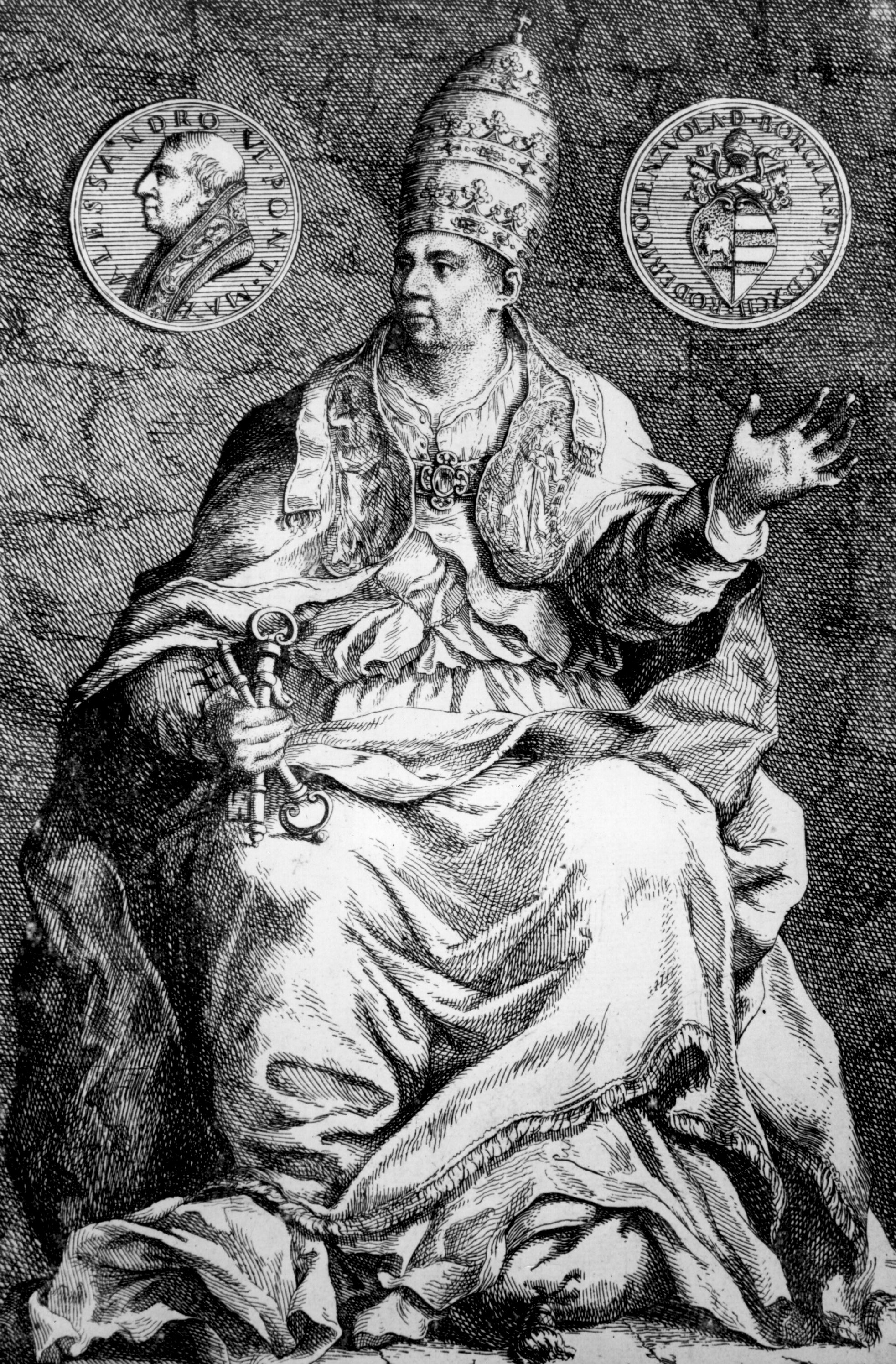 A portrait of Pope Alexander VI circa 1495 AD. | Source: Getty Images