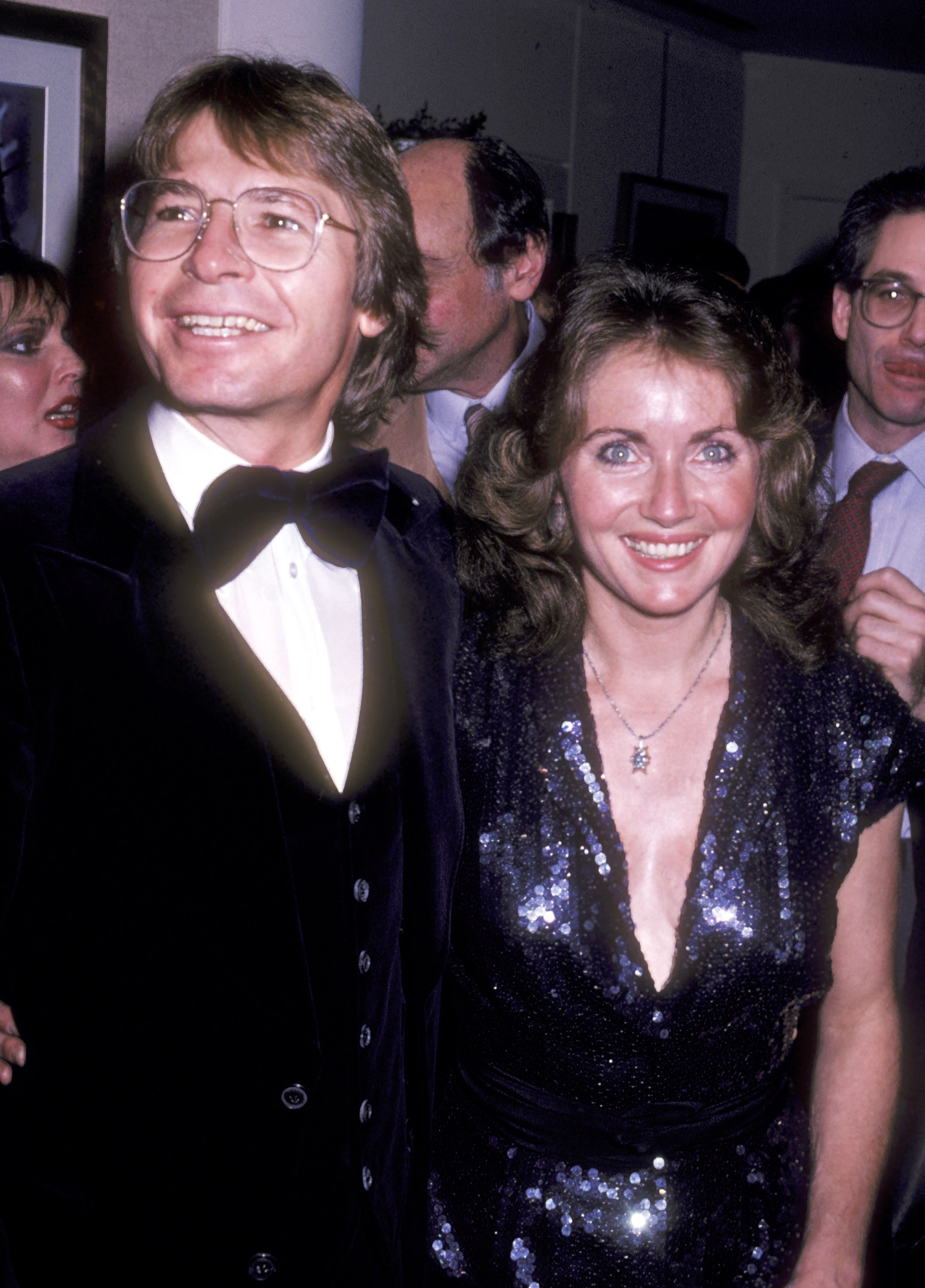 John Denver and Ann Martell attend the opening night exhibitions of John Denver's Photographs and David Armstrong's Paintings on December 1, 1980, at Hammer Galleries, in New York City. | Source: Getty Images