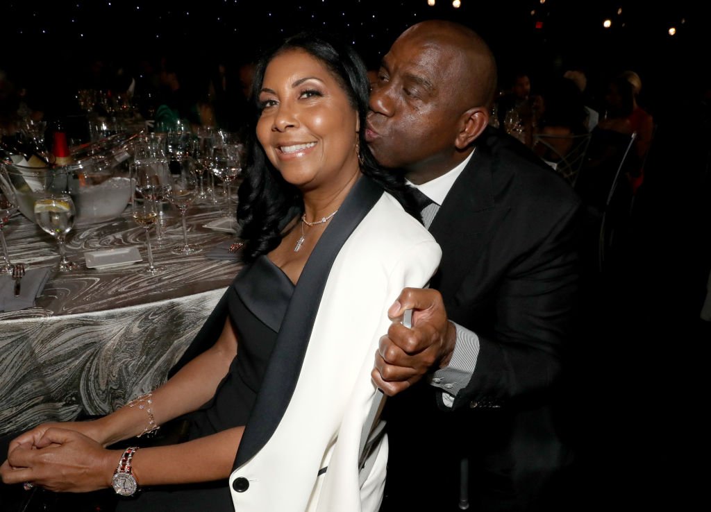 Cookie Johnson and Magic Johnson attend the 2019 NBA Awards presented by Kia on TNT  | Getty Images