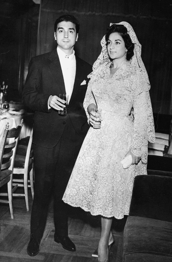 Lola Flores y Antonio González en su boda, 1957. | Foto: Getty Images