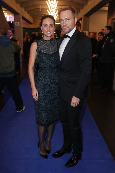 Christian Lindner und seine Freundin Franca Lehfeldt, Cinema for Peace 2019 | Quelle: Getty Images