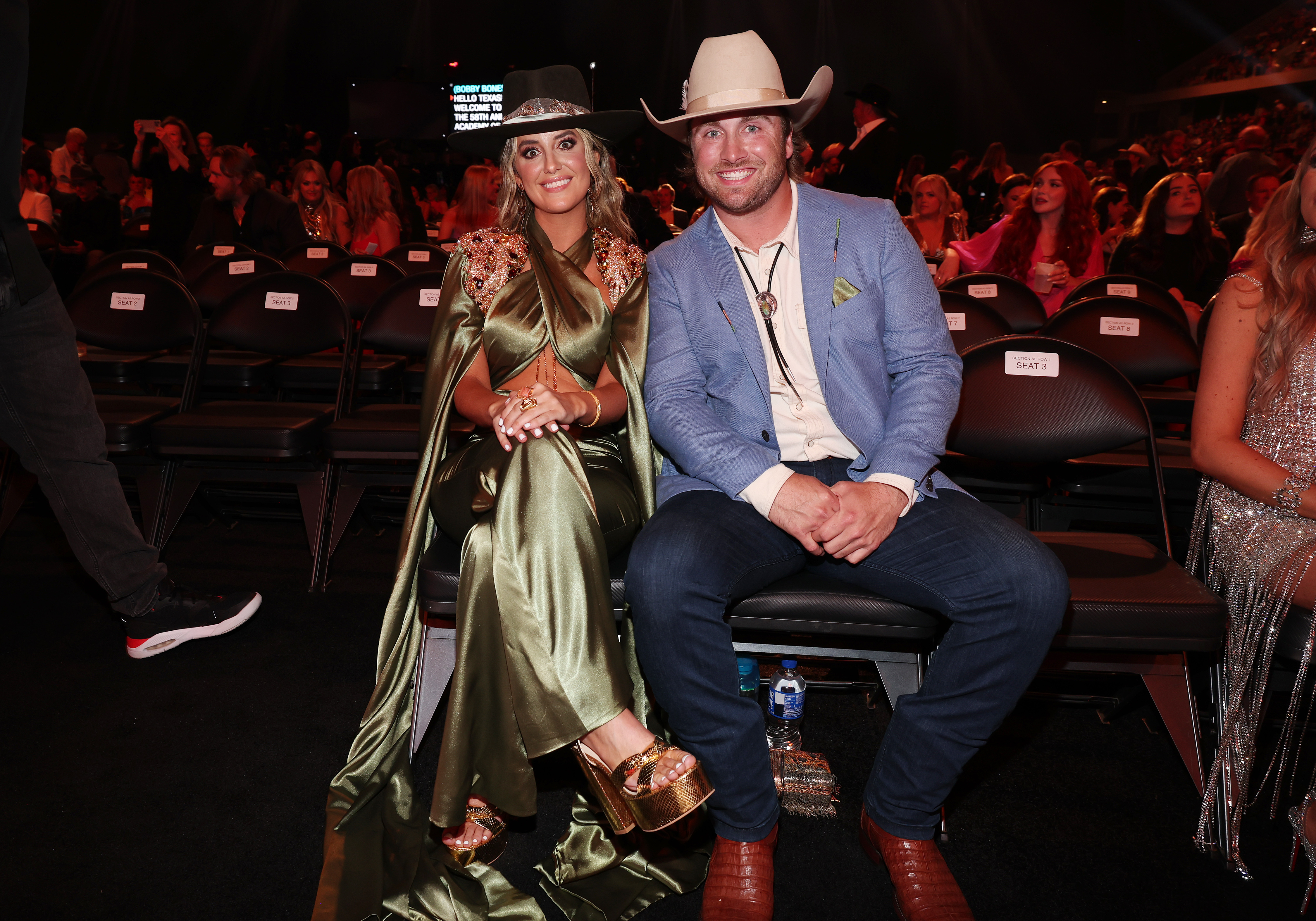 Devlin Hodges and Lainey Wilson at the 58th Academy of Country Music Awards on May 11, 2023, in Frisco, Texas. | Source: Getty Images