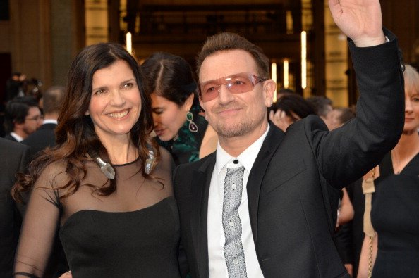 U2 Singer Bono and Ali Hewson at Hollywood & Highland Center on March 2, 2014 in Hollywood, California. | Photo: Getty Images