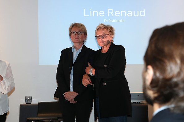 Claude Chirac et Muriel Robin assistent à la première édition du "Prix Line Renaud.|Photo : Getty Images