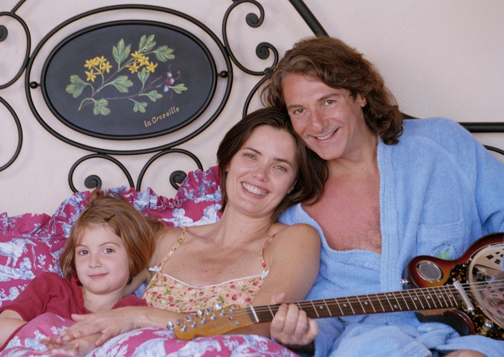 Gérard Blanc, Annie Pujol et leur fille Lou en 1997. l Photo : Getty Images