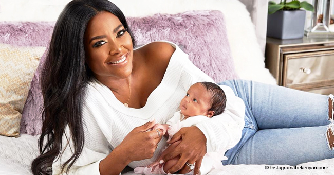 Kenya Moore's Daughter Baby Brooklyn Looks Precious Flashing Big Smile in Cute Photo