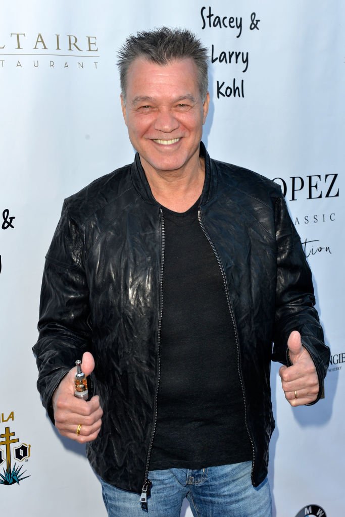 Eddie Van Halen tout souriant. | Photo : Getty Images
