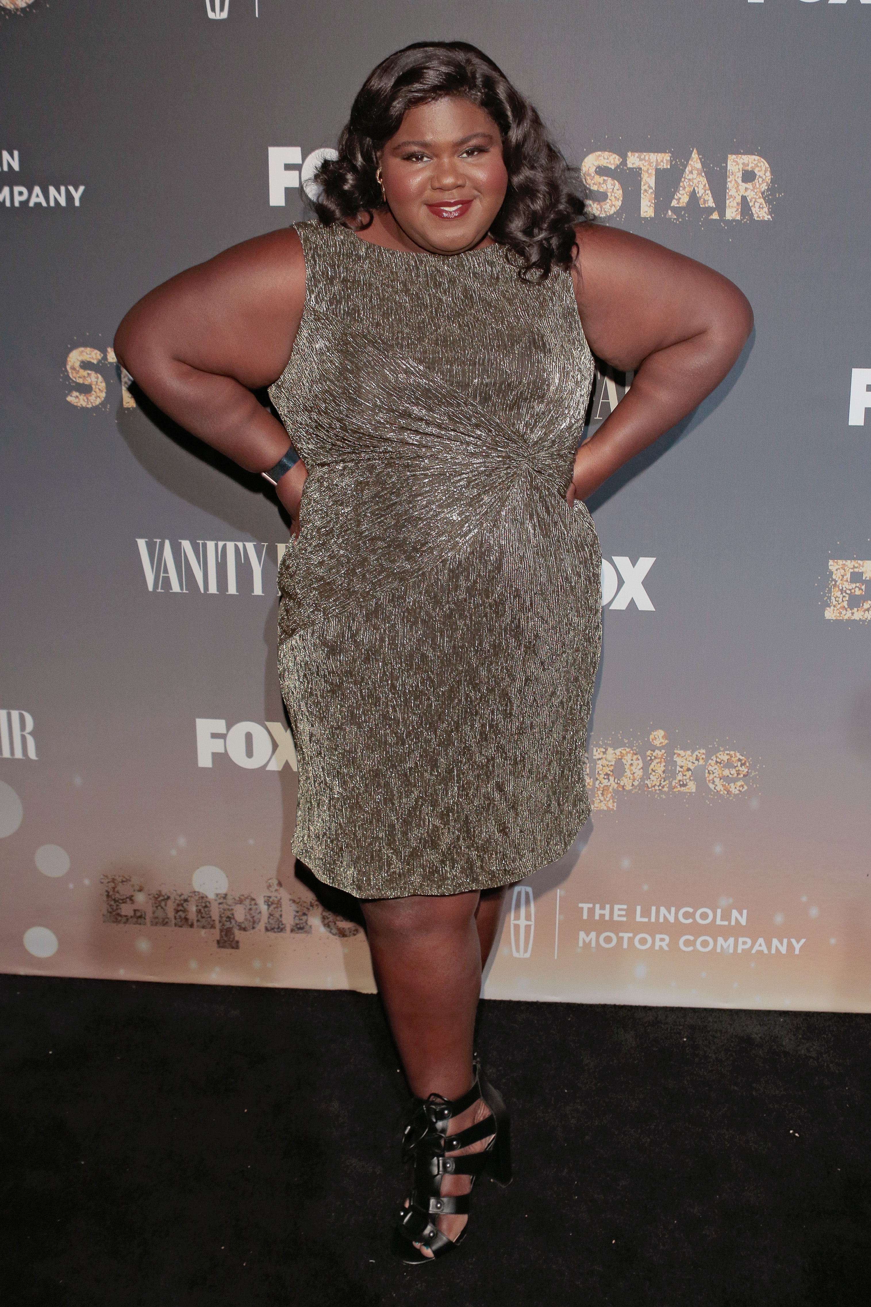 Gabourey Sidibe poses on the red carpet on September 23, 2017, in New York City. | Source: Getty Images