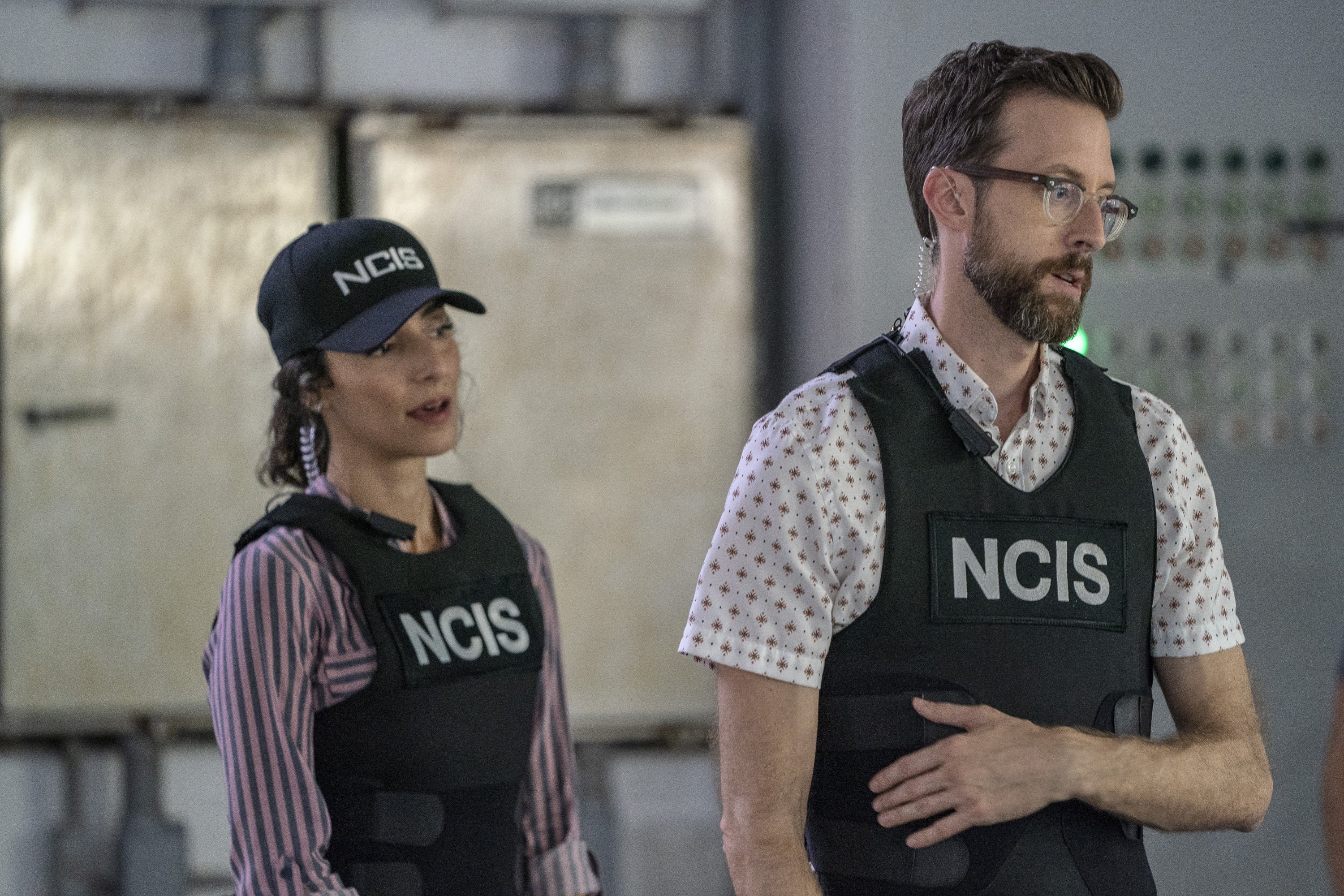 Necar Zadegan as Special Agent Hannah Khoury and Rob Kerkovich as Forensic Scientist Sebastian Lund on "NCIS: New Orleans" | Photo: Getty Images