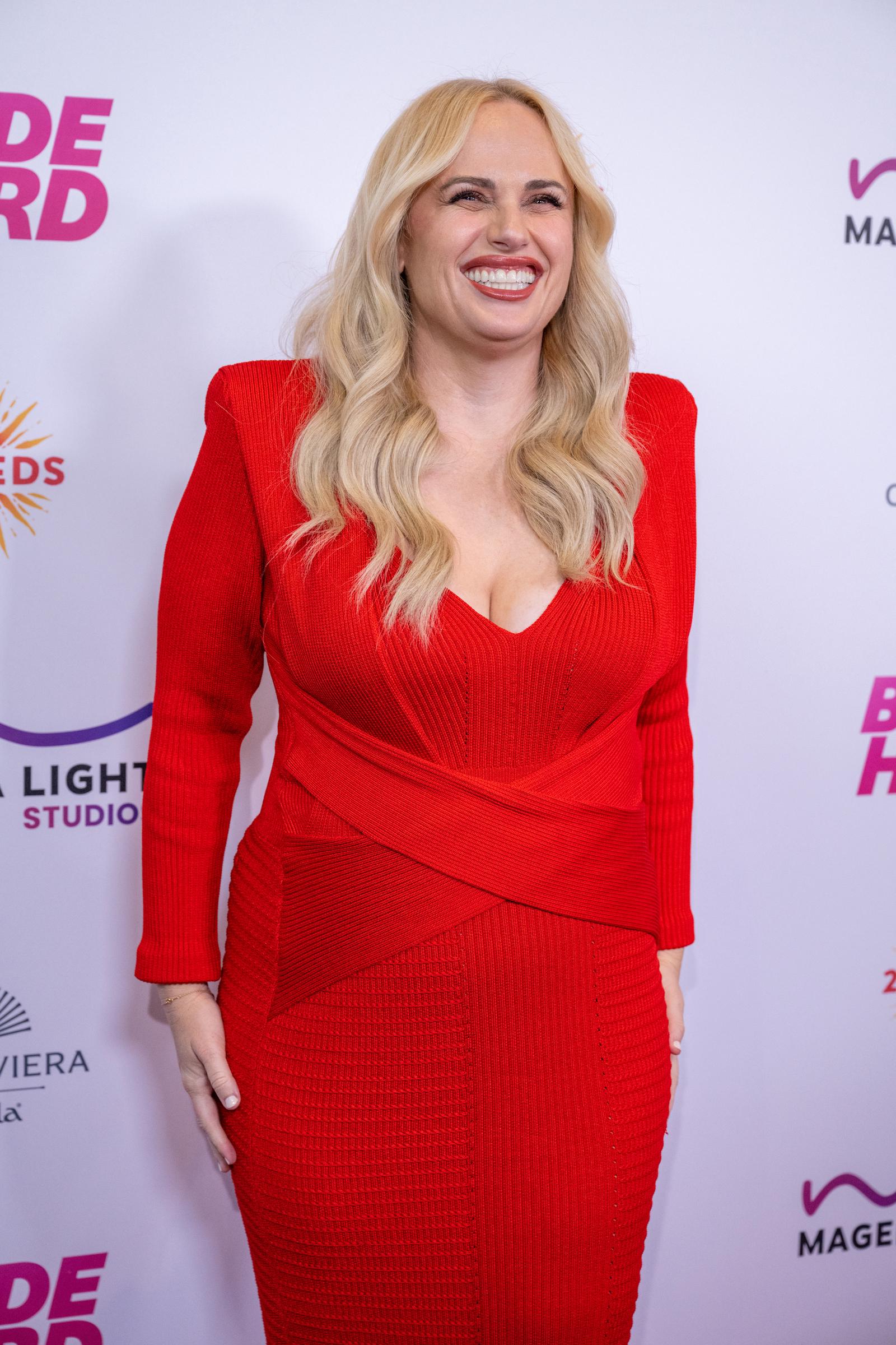 Rebel Wilson attends the premiere of "Bride Hard" at Directors Guild Of America on June 18, 2025 in Los Angeles, California. | Source: Getty Images