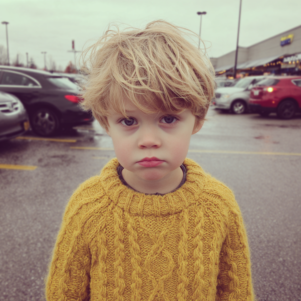 A close-up of a little boy | Source: Midjourney