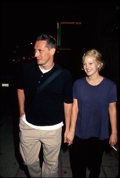 Drew Barrymore and Jeremy Thomas at the premiere of "Bad Girls" April 19, 1994 in Los Angeles, CA. | Photo: Getty Images