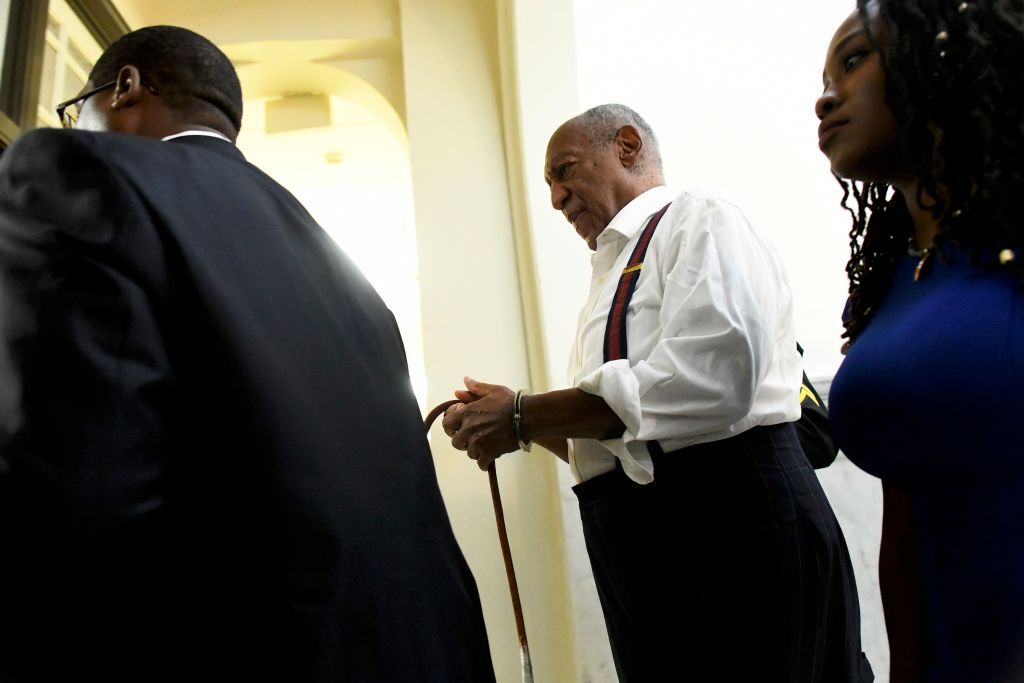 Bill Cosby in handcuffs after his prison sentencing | Source: Getty Images