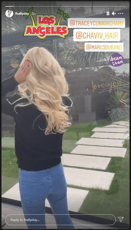 Storie de Laeticia Hallyday. | Photo : Instagram/lhallyday