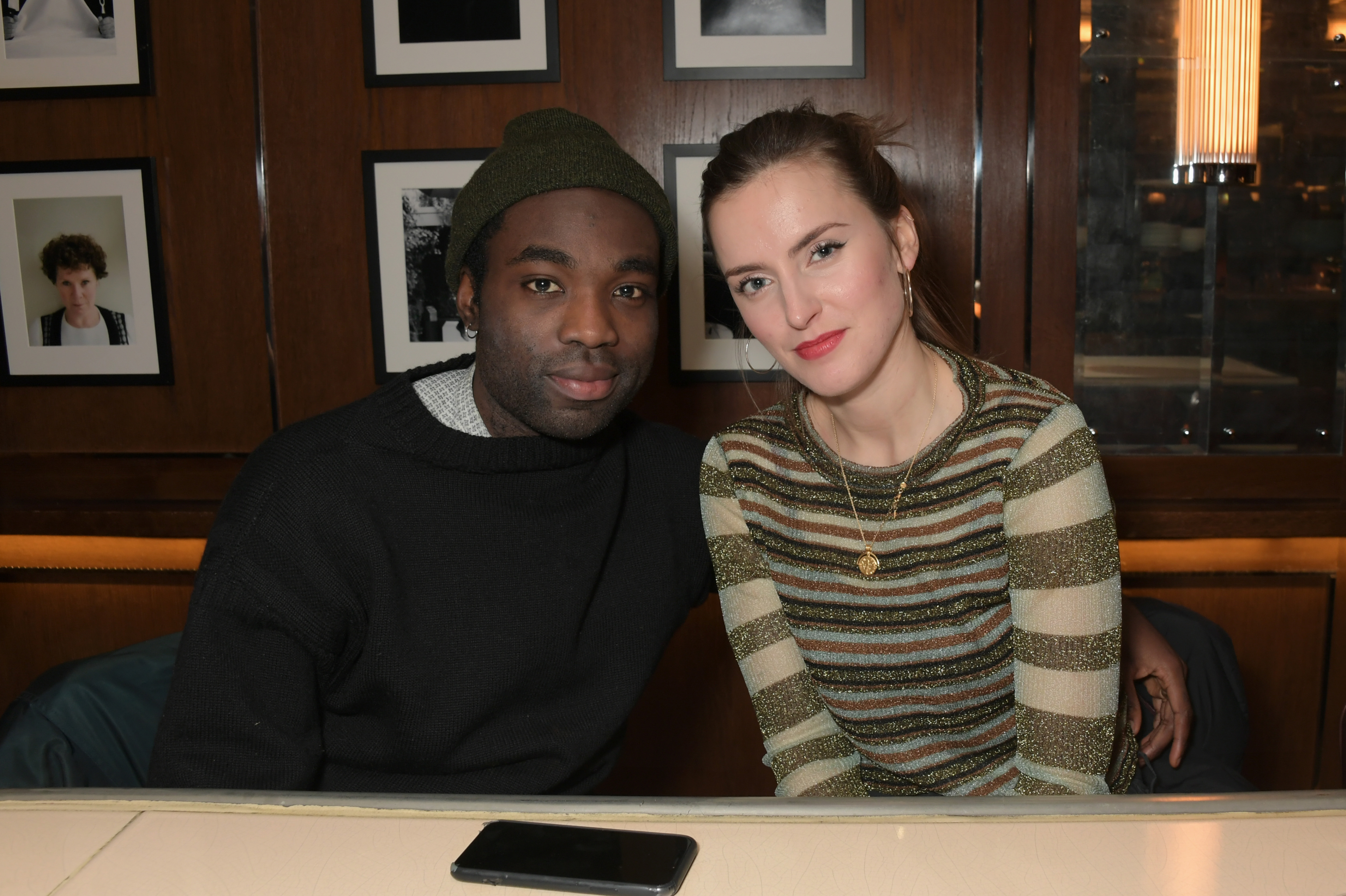 Paapa Essiedu and Rosa Robson pose at the Platform Presents Poetry Gala 2019 after party at J Sheekey Atlantic Bar on January 20, 2019, in London, England. | Source: Getty Images