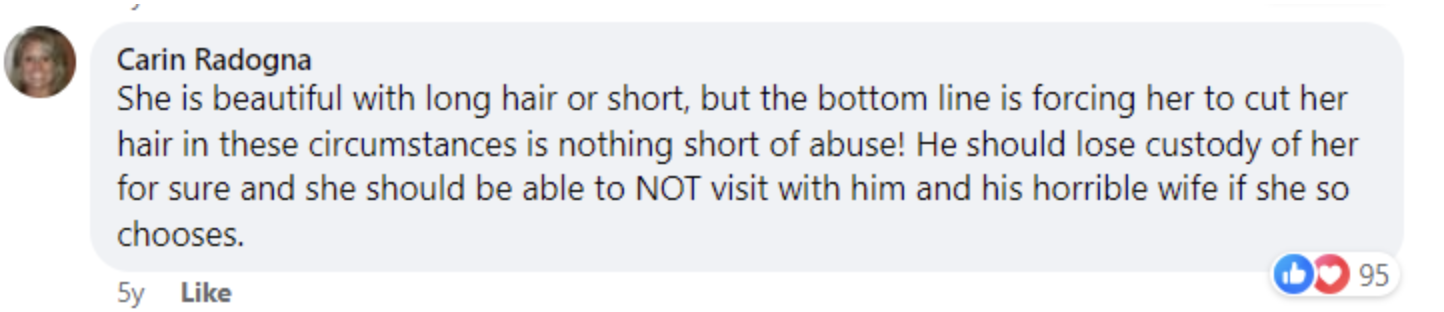A comment left on Facebook dated February 1, 2018 | Source: web.facebook.com/christin.johnson.10