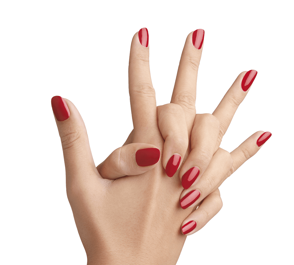 Uñas pintadas de rojo | Foto: Pngimg