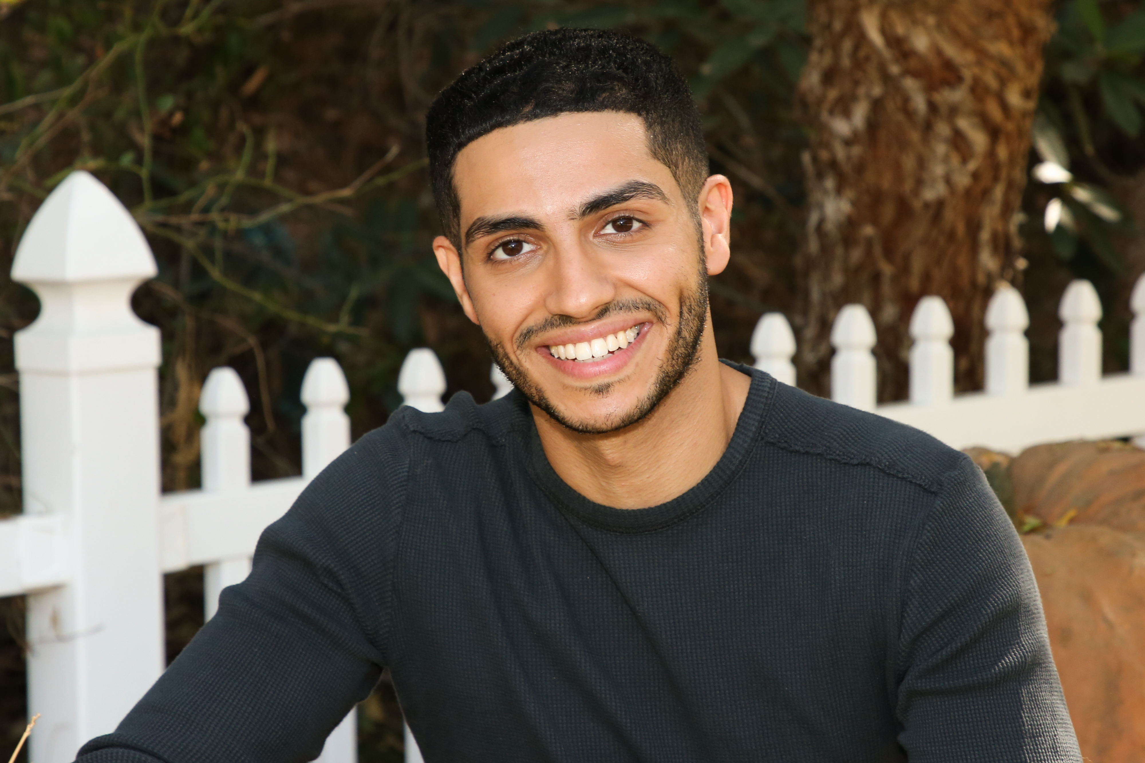 Mena Massoud at Universal Studios Hollywood on September 23, 2020, in Universal City, California. | Source: Getty Images