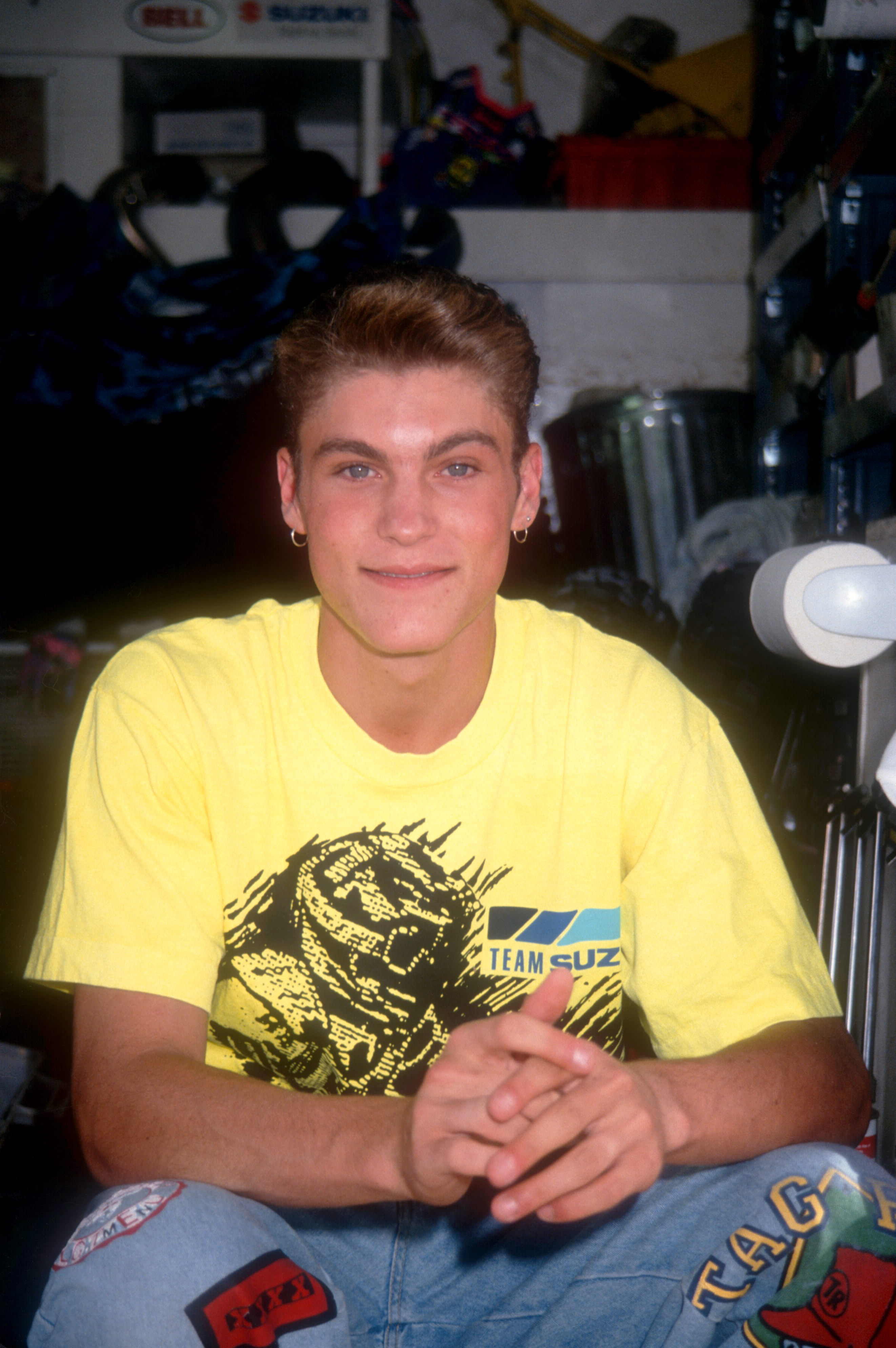 Brian Austin Green, known for his role in "Beverly Hills, 90210," during a portrait session around 1992 in Los Angeles, California | Source: Getty Images