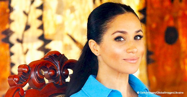 Meghan Markle chose a classy blue gown that anyone can afford to copy