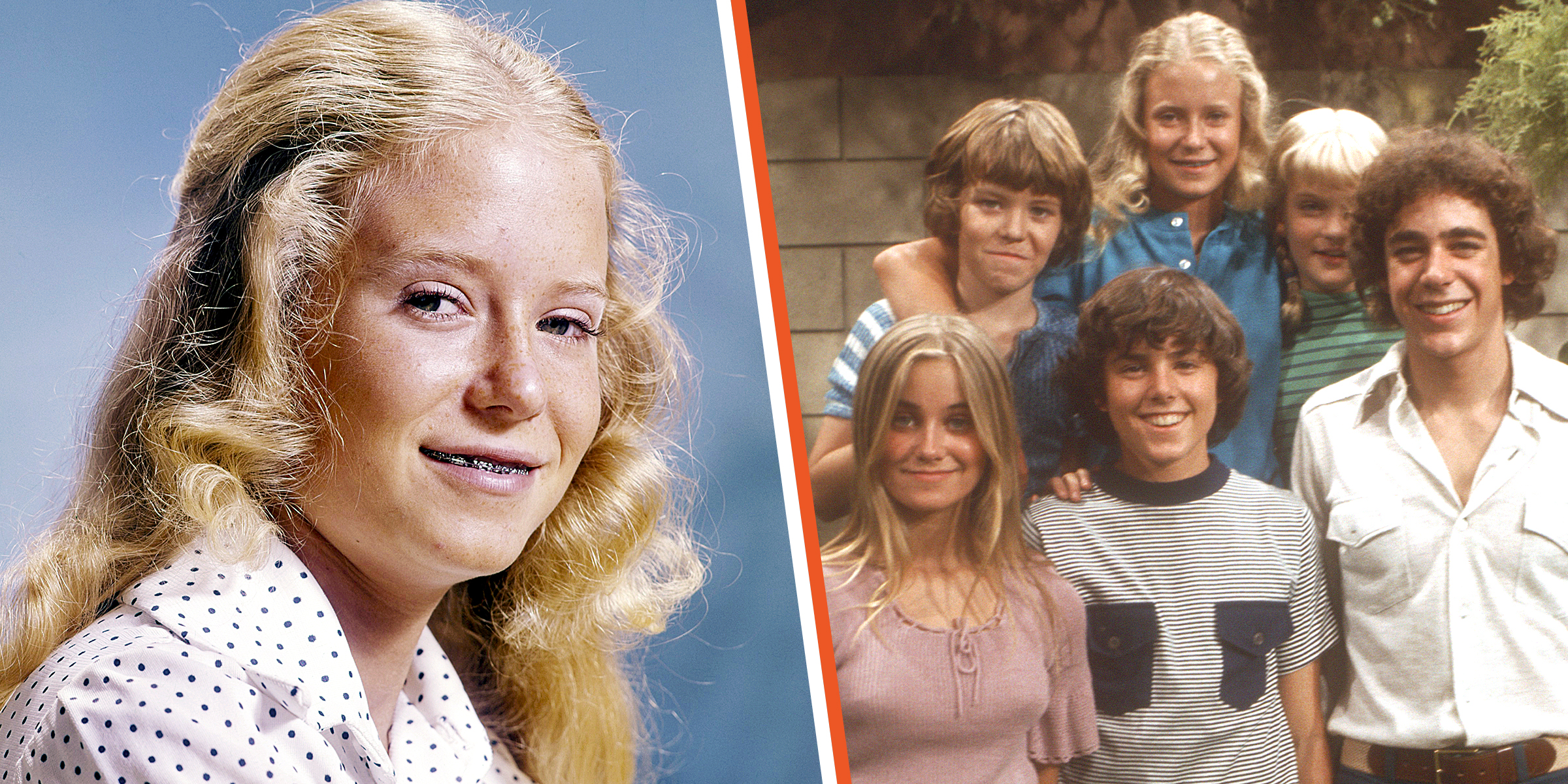 Eve Plumb | Eve Plumb and "The Brady Bunch" cast | Source: Getty Images