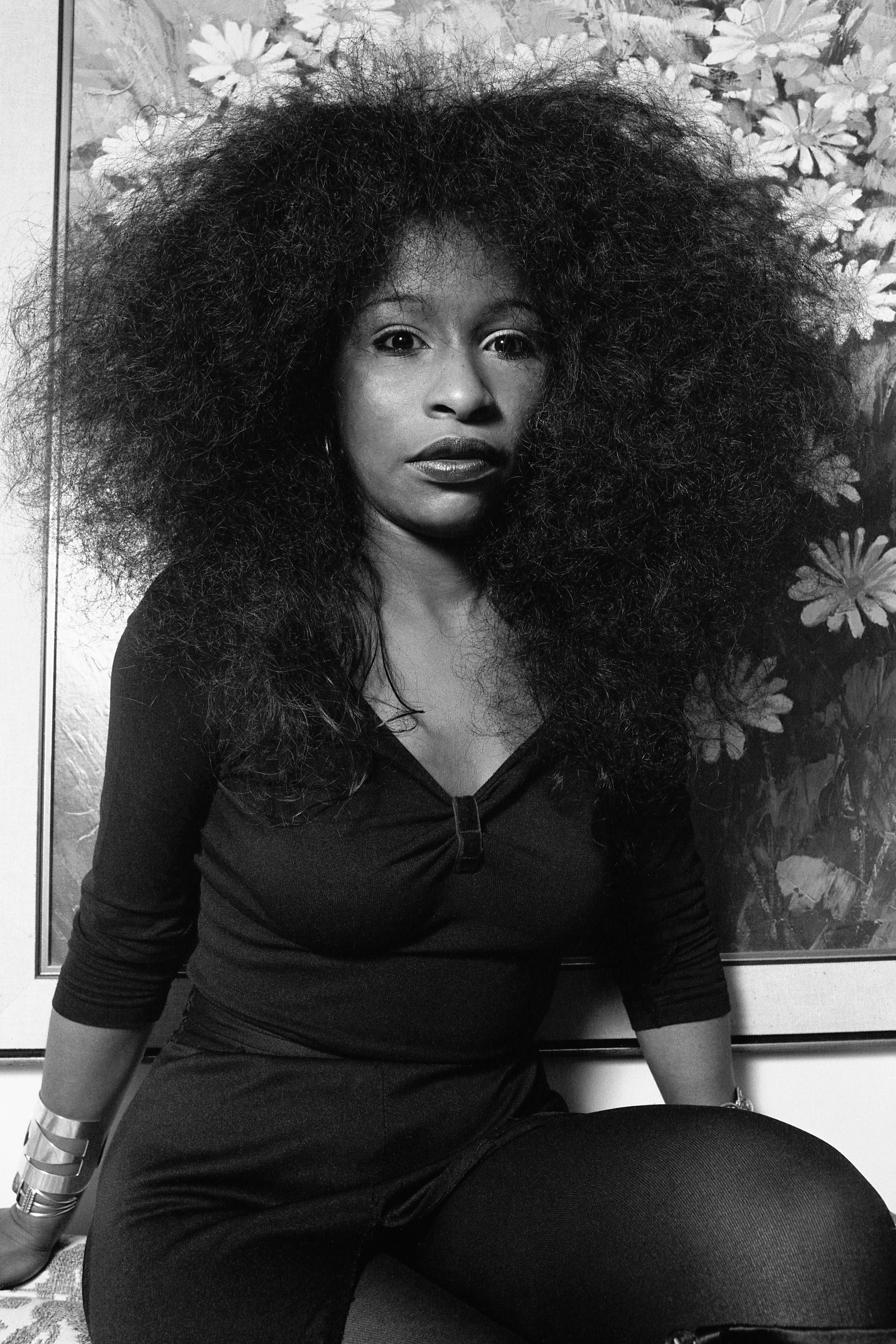 A portrait of Chaka Khan in her New York City hotel room in the 1970s | Source: Getty Images