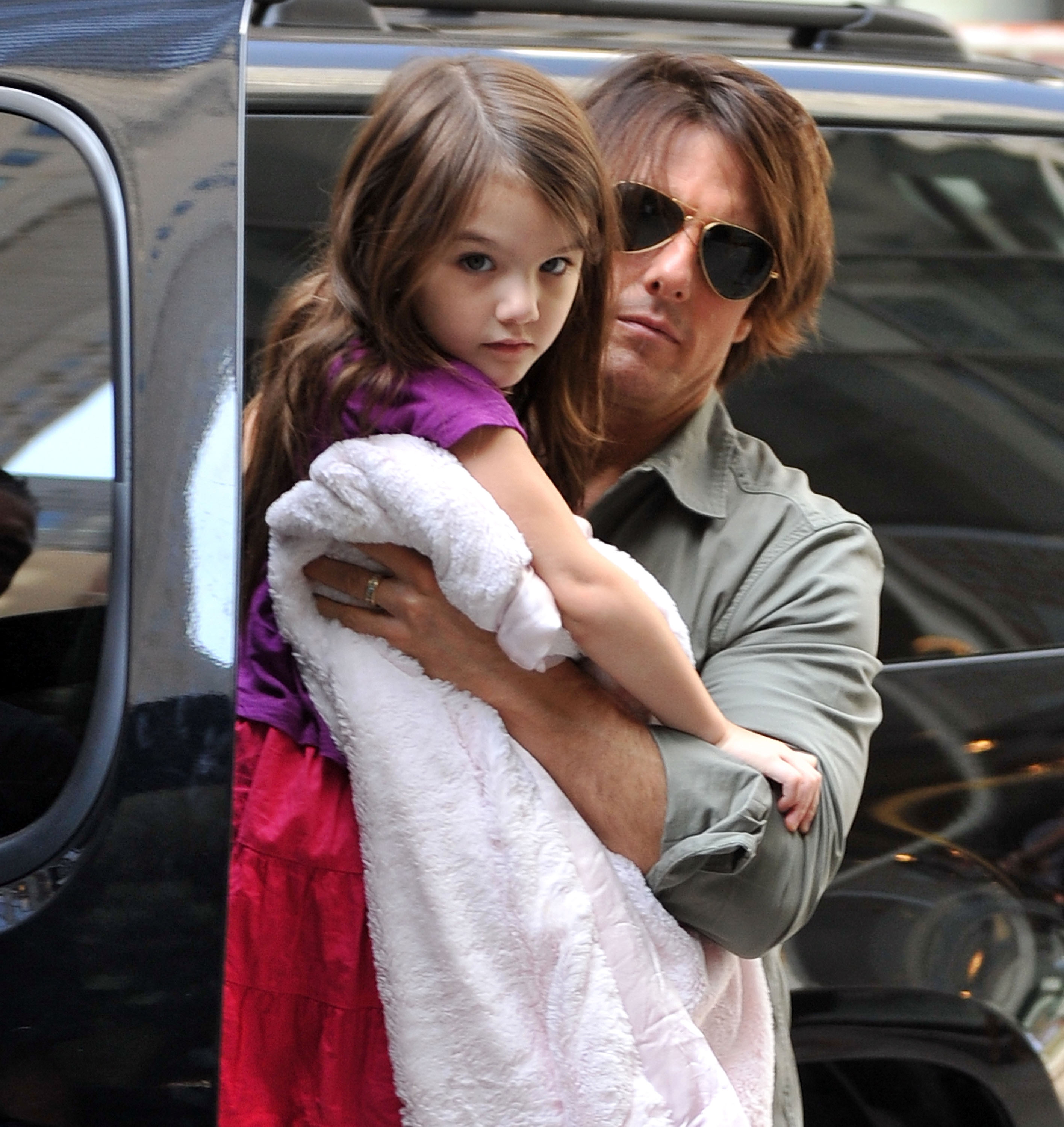  Tom Cruise and Suri Cruise on September 7, 2010 in New York City | Source: Getty Images