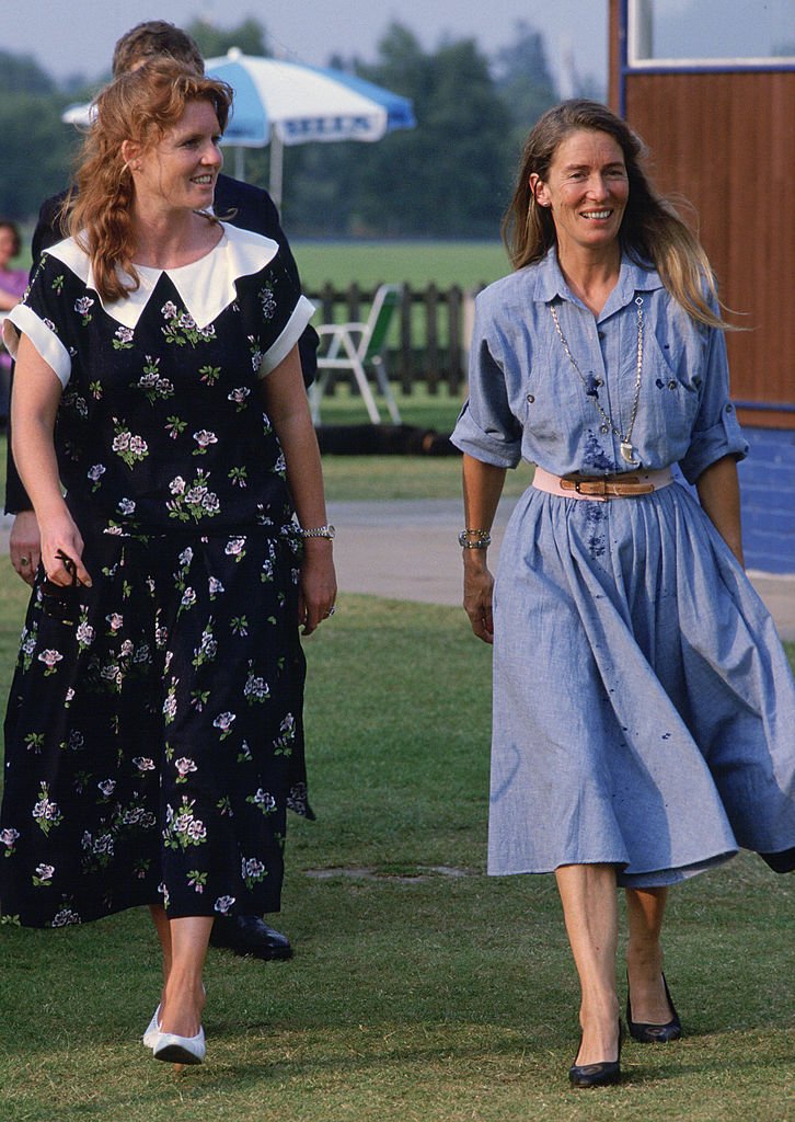 Sarah Ferguson with her mother, Susan Barrantes, at Polo in Windsor. | Photo: Getty Images