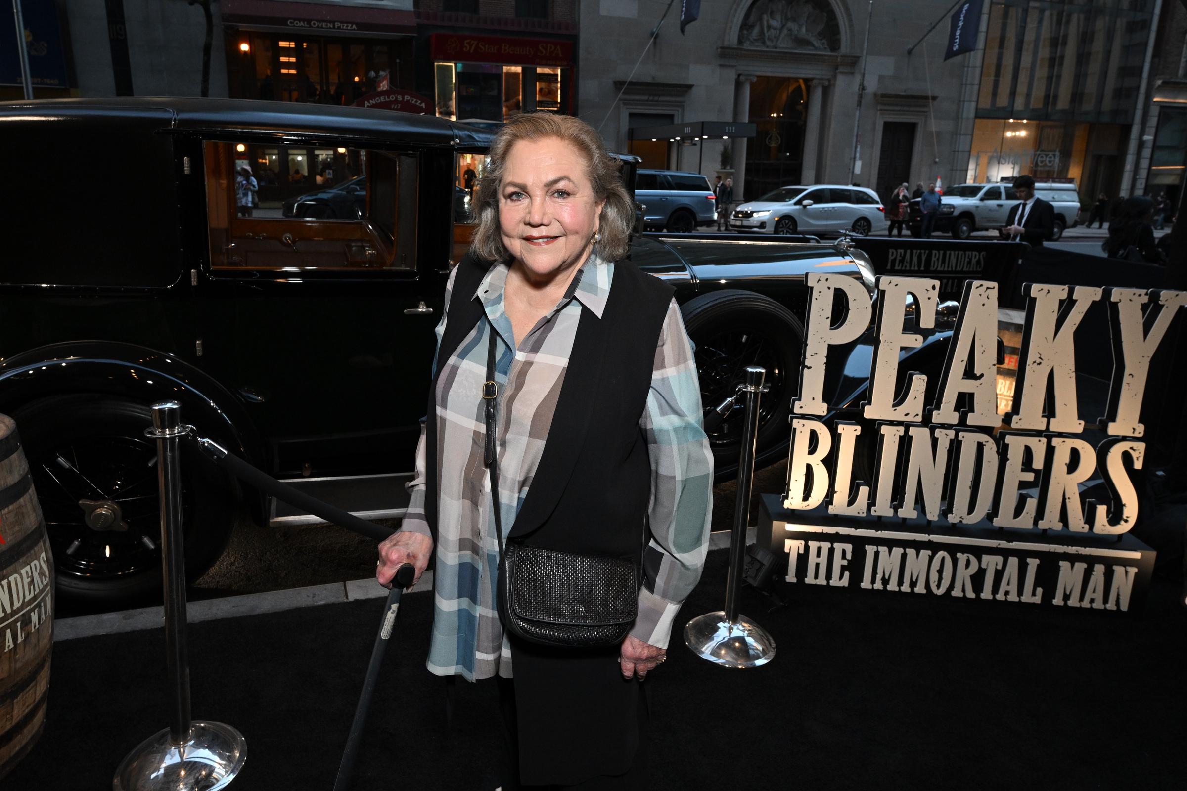 Kathleen Turner attends as Netflix hosts the New York Premiere of "Peaky Blinders: The Immortal Man" at the Director's Guild Theater on March 10, 2026 in New York City | Source: Getty Images