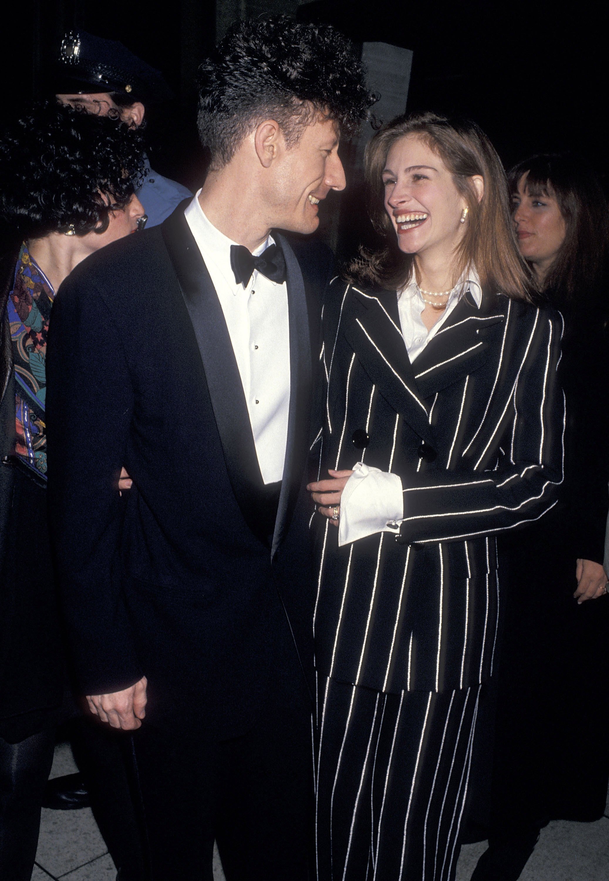 Lyle Lovett and Julia Roberts during the 31st Annual New York Film Festival Opening Night - "Short Cuts" Screening at Avery Fisher Hall, Lincoln Center on October 1, 1993 in New York City. / Source: Getty Images
