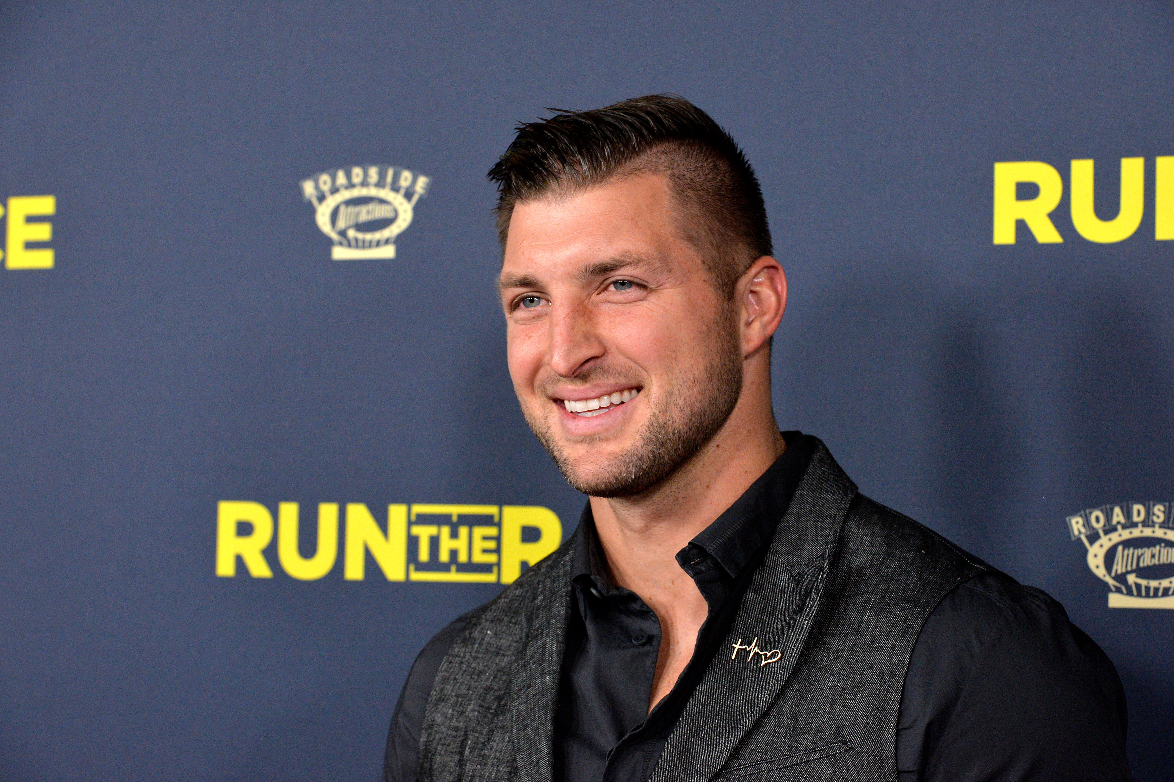 Tim Tebow at the premiere of Roadside Attractions' "Run The Race" in 2019 in Hollywood, California | Source: Getty Images