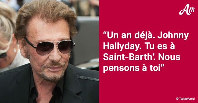 Johnny Hallyday: La légendaire rock-star visite sa tombe et chante une chanson spéciale (Vidéo)