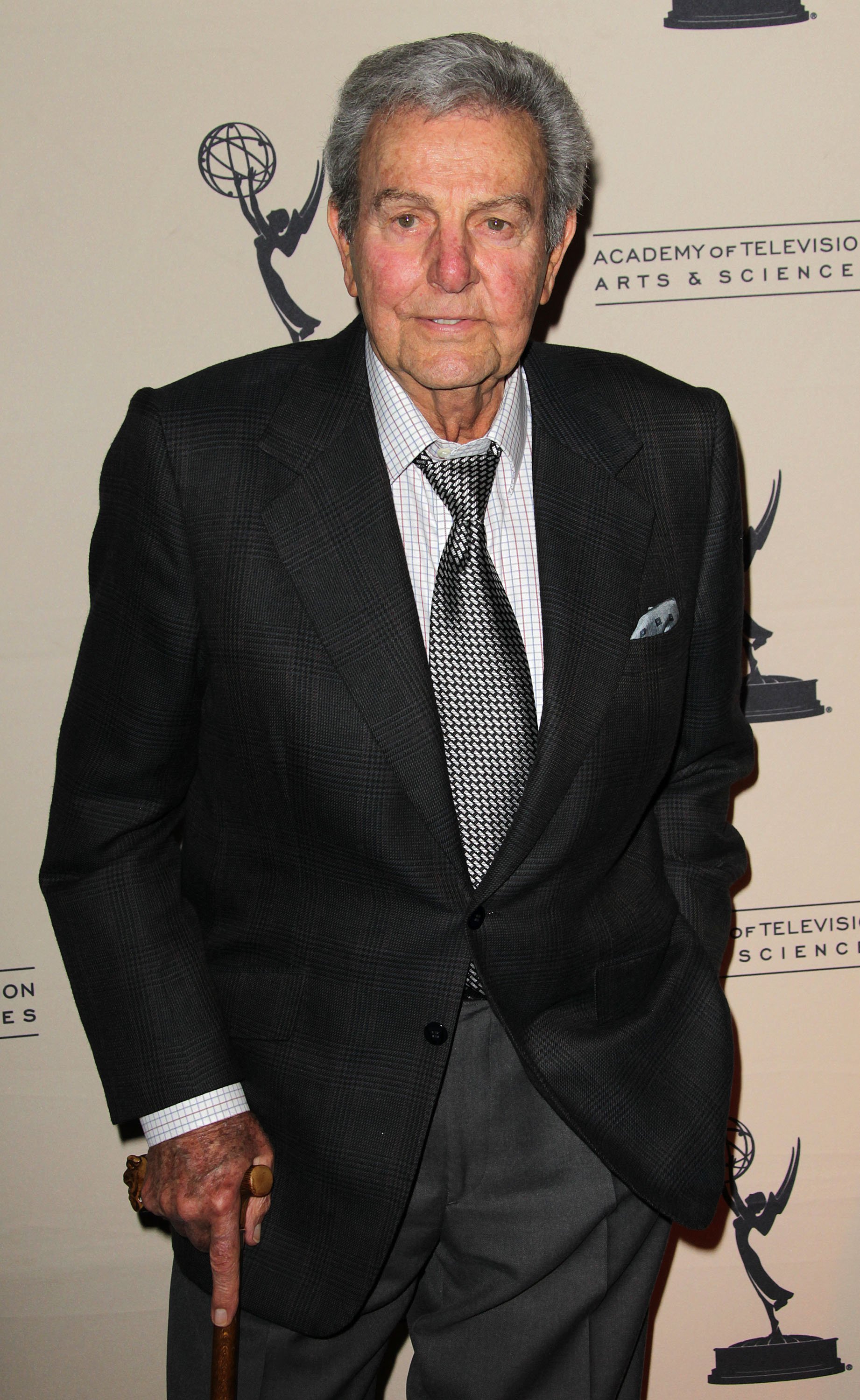 Actor Mike Connors attends the Academy of Television Arts and Sciences' Primetime Television Crimefighters panel discussion at the Leonard H Goldenson Theatre on November 1, 2010 in North Hollywood, California. | Source: Getty Images