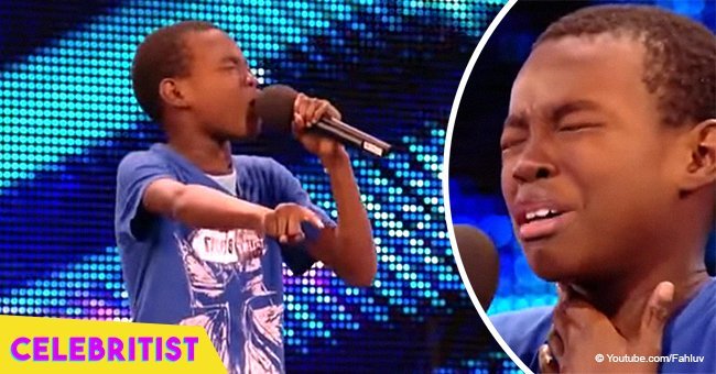 9-year-old boy breaks down during audition but then amazes judges with his powerful voice