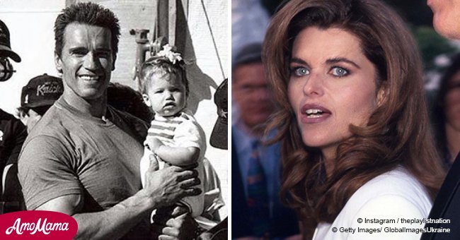 Arnold's daughter is 27 now and looks absolutely similar to her famous mom