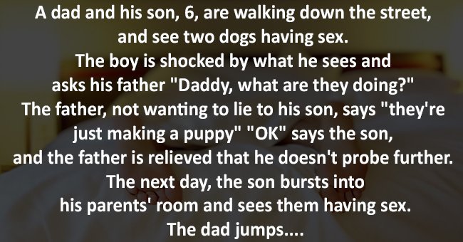 Honest dad and too clever son