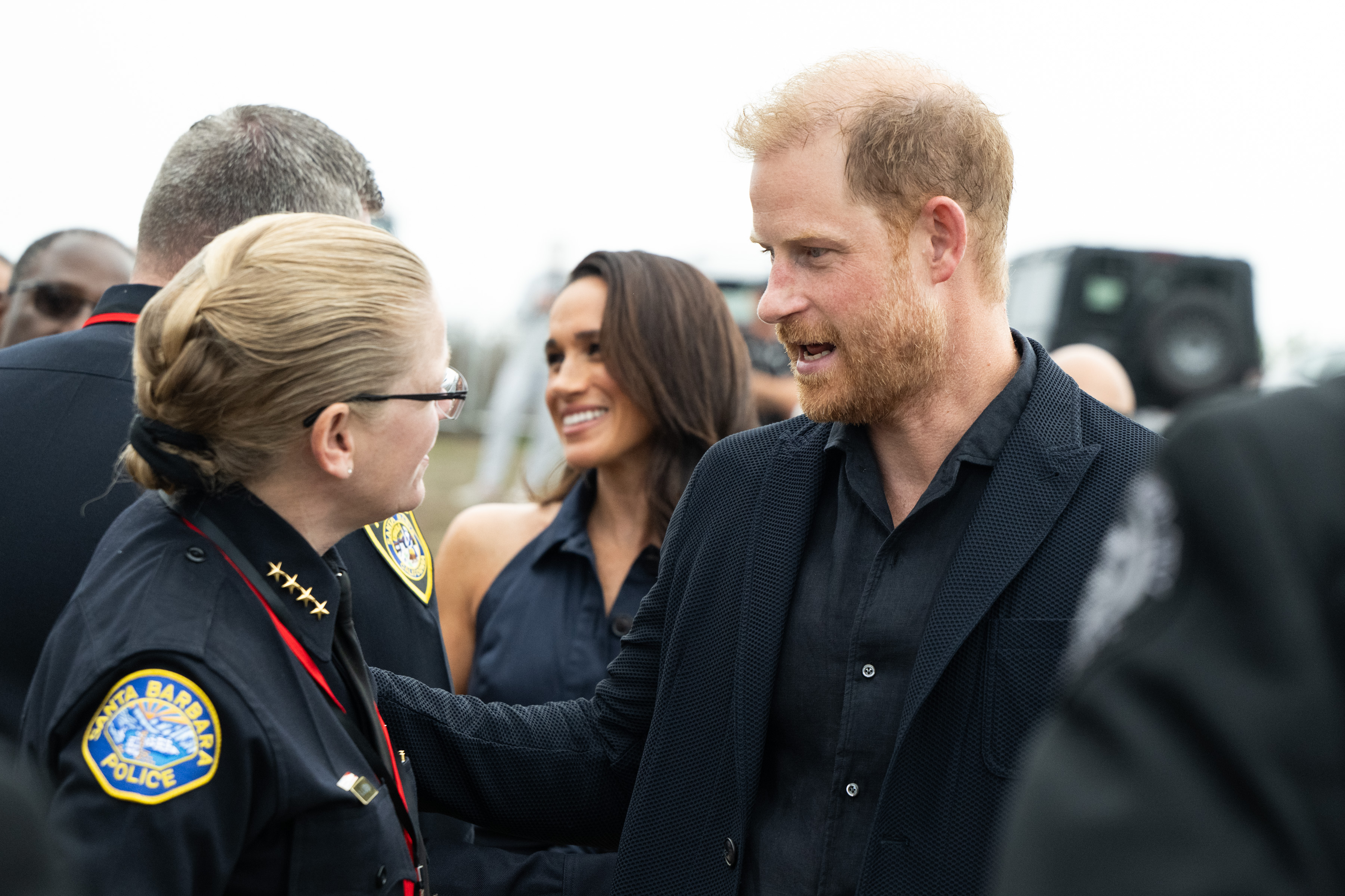 Meghan Markle, Duchess of Sussex, and Prince Harry, Duke of Sussex, at the One805LIVE! 2025 concert benefiting first responders on September 20 in Carpinteria, California. | Source: Getty Images